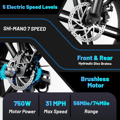 E-Wheel GT20 Electric Bike [FREE SHIPPING]