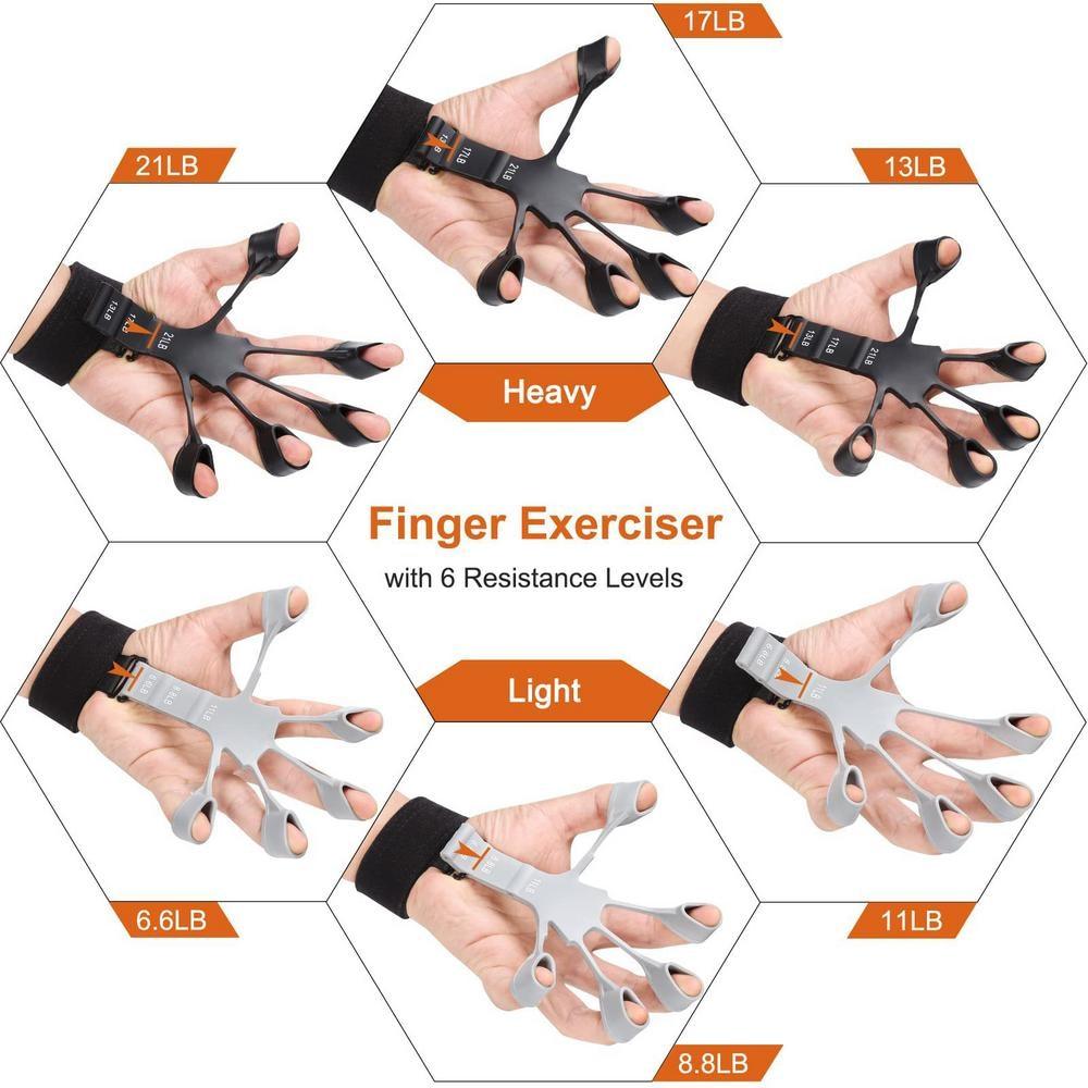 Finger Gripper 6 Resistant Finger Exerciser - Emporium Shop